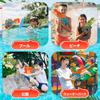 Yangtomo Water Guns, Set of 2, Powerful, Kids' Water Toy with a 10m Projectile Distance, Pressurized, Large Capacity (600ml), Dinosaur Water Gun, Wate