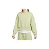Nike Solid Color Casual Loose-Fit Sweatshirt for Women in Green