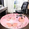 1pc Butterflies Flowers Carpet for Office, Non-slip, Soft and Durable Office Rug, Perfect for Office yy260128025