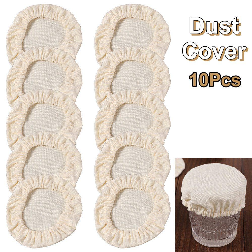 10Pcs Breathable Sourdough Fermentation Jar Lid Elastic Cloth Fabric Lids Canning