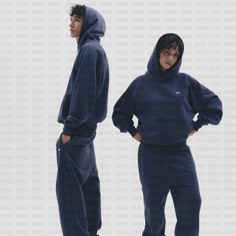 2024 Unisex Y2K Hip-Hop Streetwear Sweatshirt mit Buchstabendruck – Lässiger Pullover mit lockerer Passform