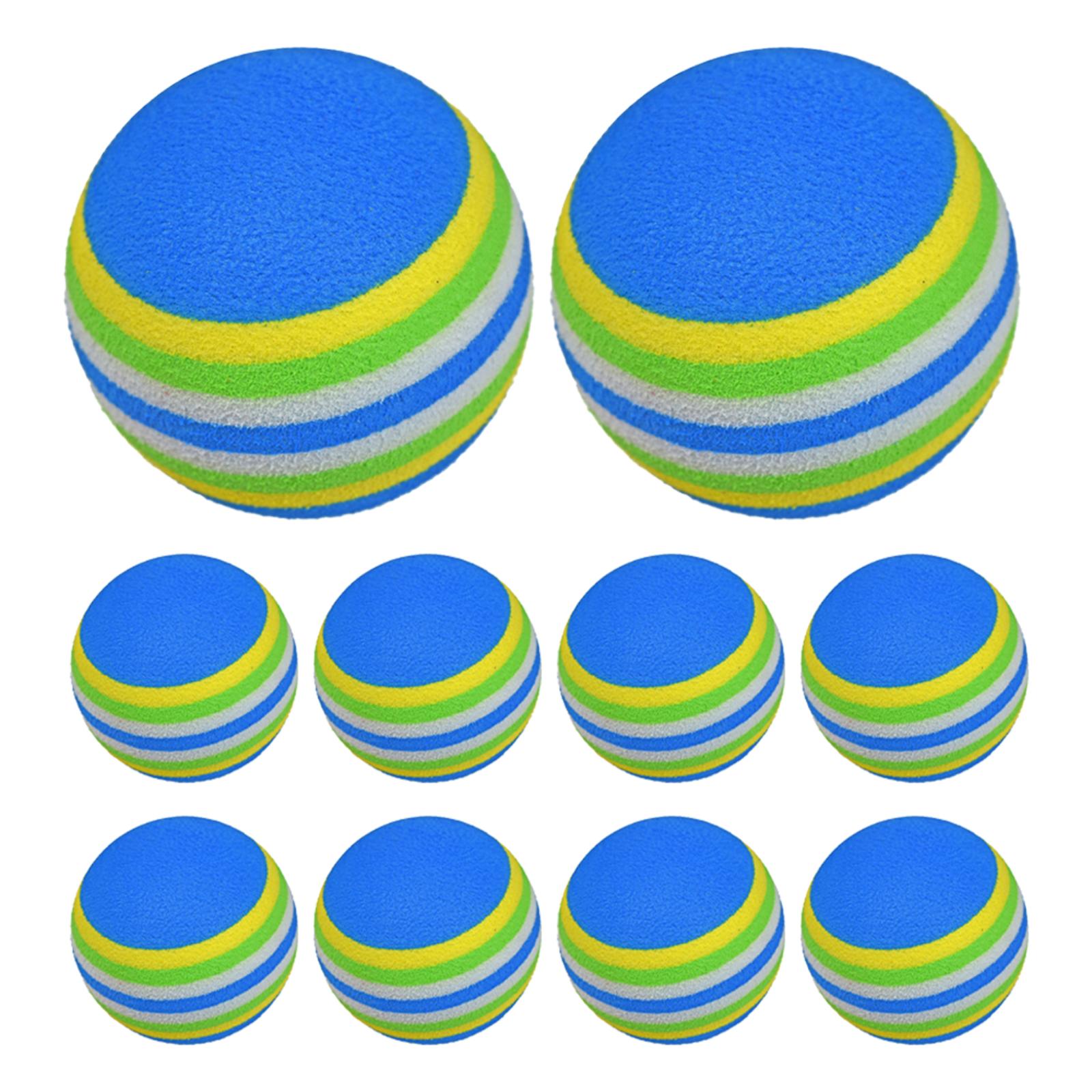 10Pcs Golf Balls Accessories Portable Golf Training for Yard Office Backyard