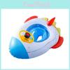 Inflatable Baby Swim Ring 0-3 Years Children's Space Ship Steering Wheel Swim Seat