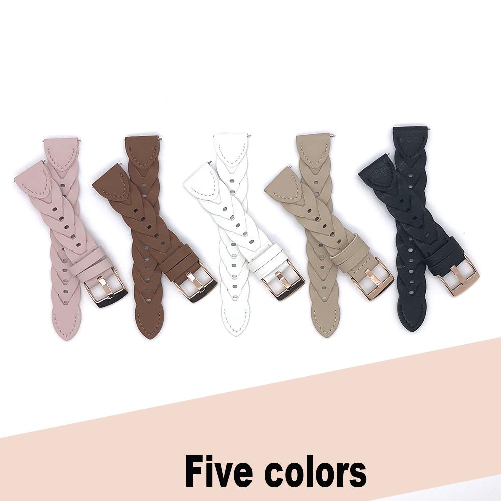 18MM Elegant Style Wristband For Garmin Watch Venu 2S 3S Smartwatch Accessories For Huawei Watch GT 6 5 4 41mm PU Leather Strap