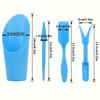 Gardening Essentials Tool Set for Flower & Succulent Care - Includes Bucket, Shovel, Seedling Shifter, Hole Punch In Pink & Blue - Durable Plastic