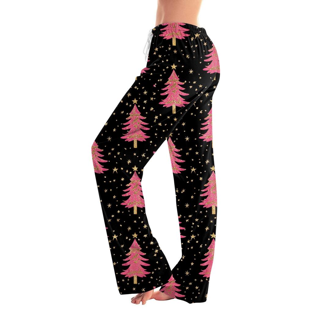 Women's Fashion Loose Casual  Printed Casual Pants
