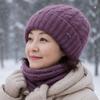 Solid Color Beanie Cap Thickened Winter Cap New Knit Hat  Cold Weather
