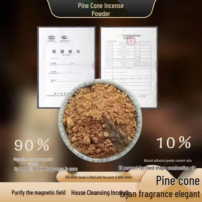 Pine Resin Fragrance Powder: Natural Pine Cone Scent for Incense Making