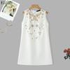 ZANZEA Women Casual Round Neck Sleeveless Print Dress