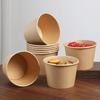 Fangcaodi 1000ml Disposable Paper Bowls, 100 Pack