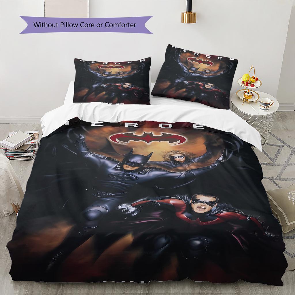 Justice League Hero Print Umbrella Compact Foldable Windproof Umbrella for Students THW