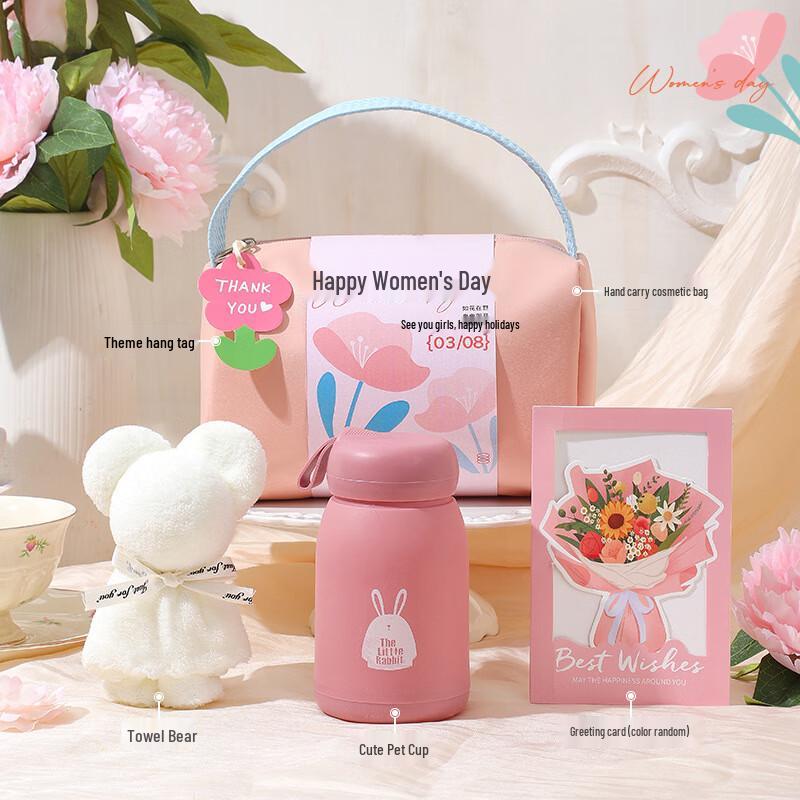 Women s Day Gift Sets with Storage Bag Pink Goddess Day Storage Bag Set 1