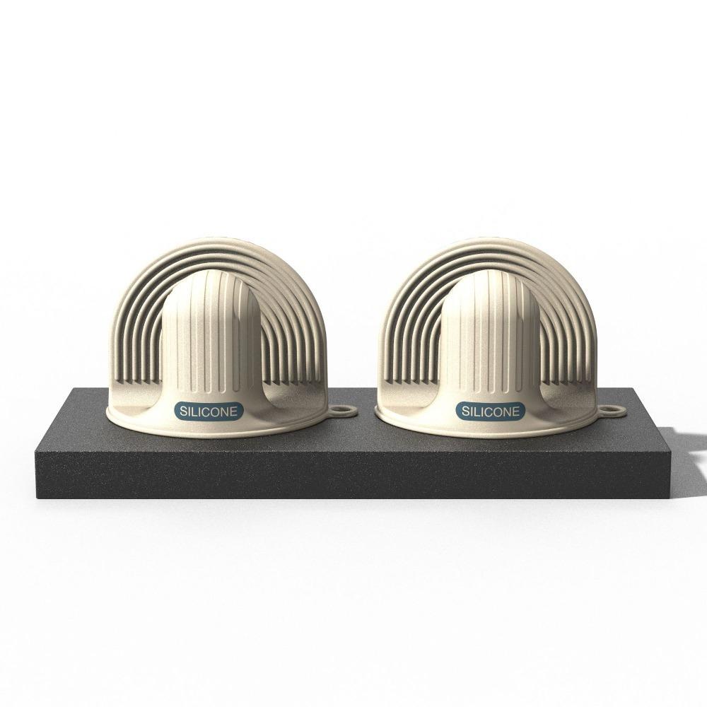 2pcs Non Slip Pinch Mitts Heat Resistant Baking Glove Multifunctional Silicone Oven Mitts Bowl