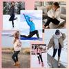 Women's Autumn Winter Fleece Warm Leggings High Waist Casual Sports Sliming Yoga Pants