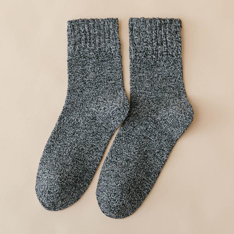 Men's Retro Wool Socks - Thick, Warm, Versatile Styles for Autumn & Winter