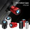 4P Tire Valve Cover Dustproof Alloy Valve Cover Is Suitable for BMW G30/G20/G05/F30/F10/E70 Series Hub Valve Caps and Auto Parts