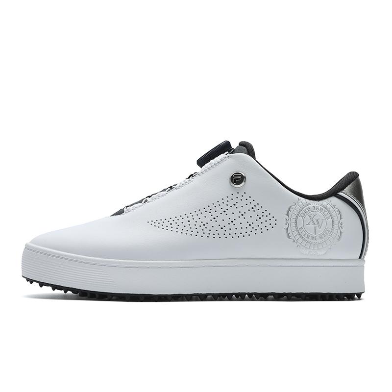 FILA Professional Sports Soft Spike Comfortable Low Top Golf Shoes Women sneaker White A12W421708FWT