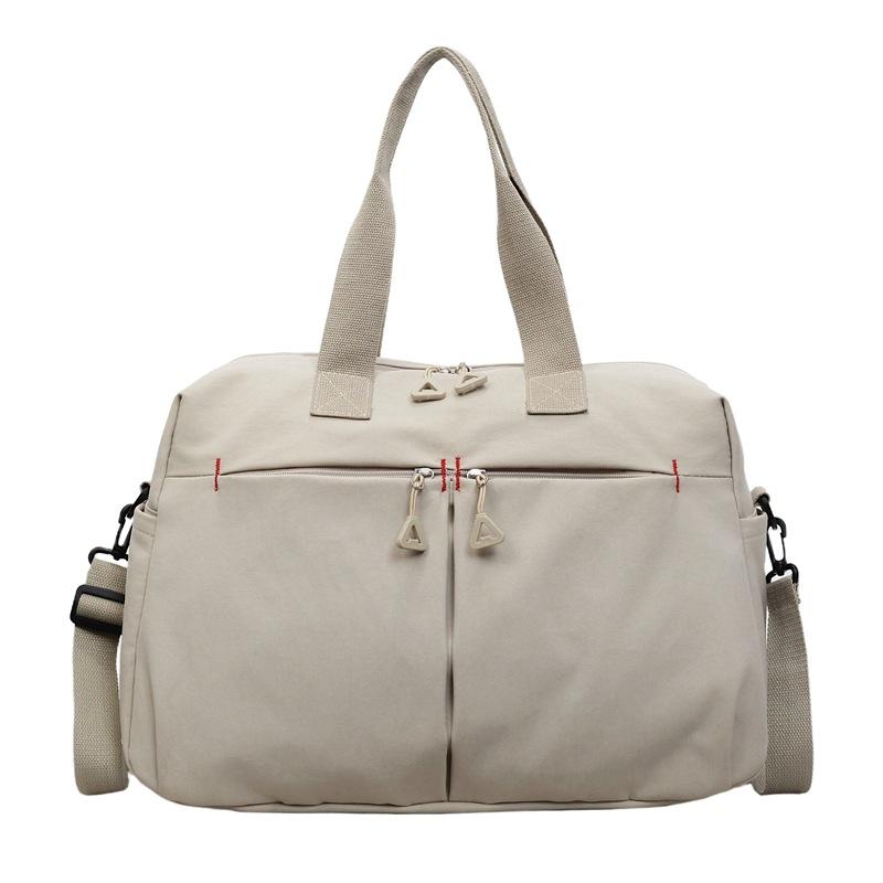 Large Capacity Fitness Bag Multi-Pocket Commuter Shoulder Crossbody Bag Short Travel Duffel Bag