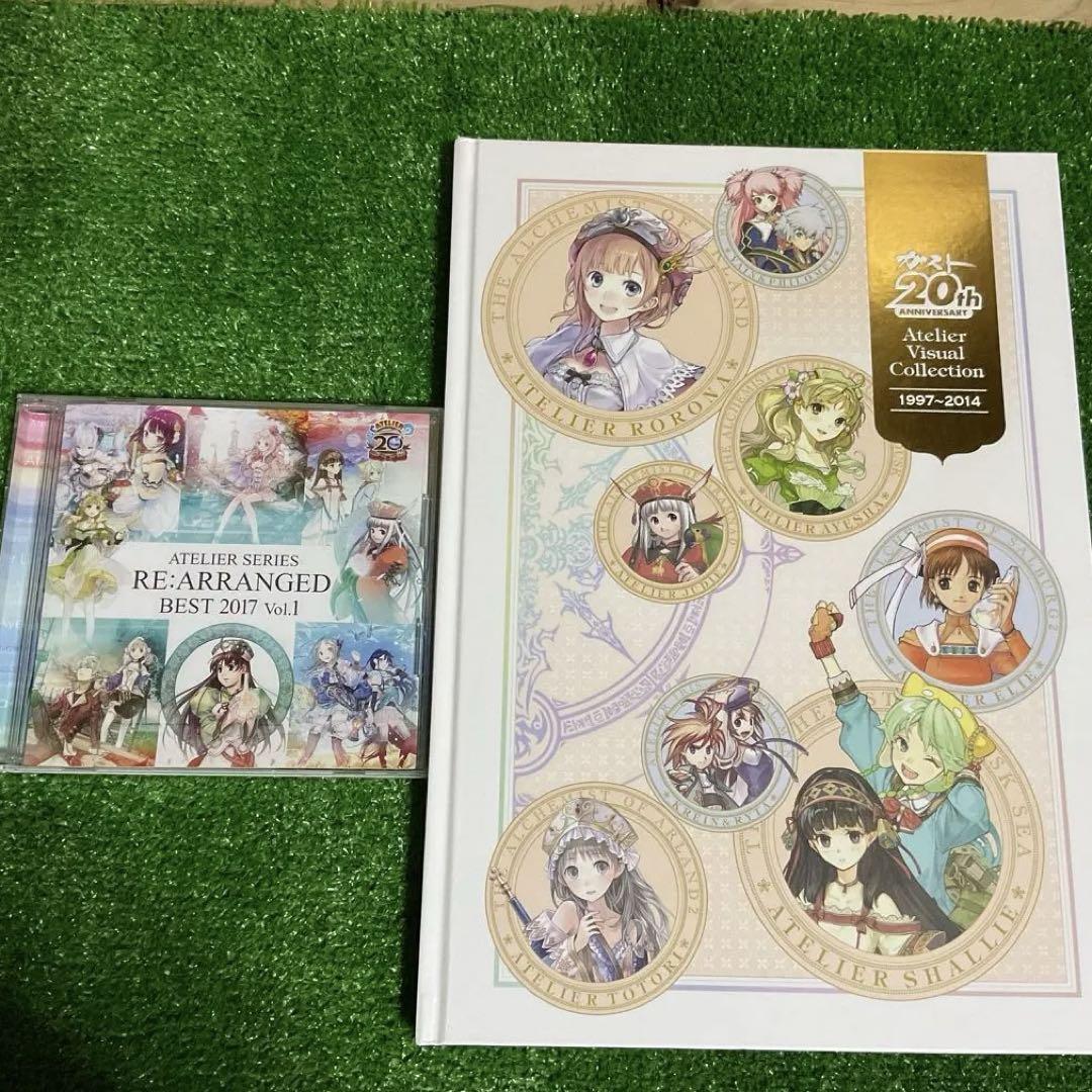 

[USED] Gust 20th Anniversary Atelier Visual Collection Art Book & Arranged CD