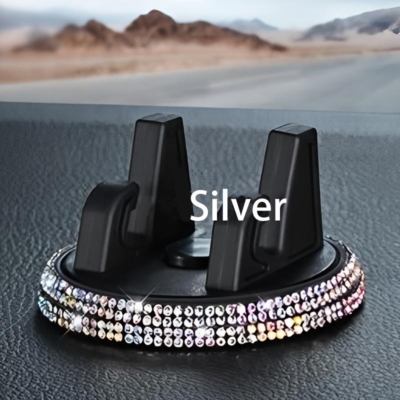 Colorful Upgraded Car Mobile Phone Holder with Diamond Inlay for Center Console, 360 Degree Rotatable Navigation Support Bracket