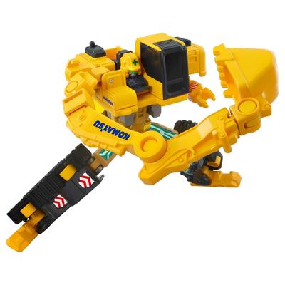 TAKARA TOMY Tomica Job Labor TJB06 Build Braver Komatsu Hydraulic Excavator PC200 Miniature Car Toy for Ages 3 and Up