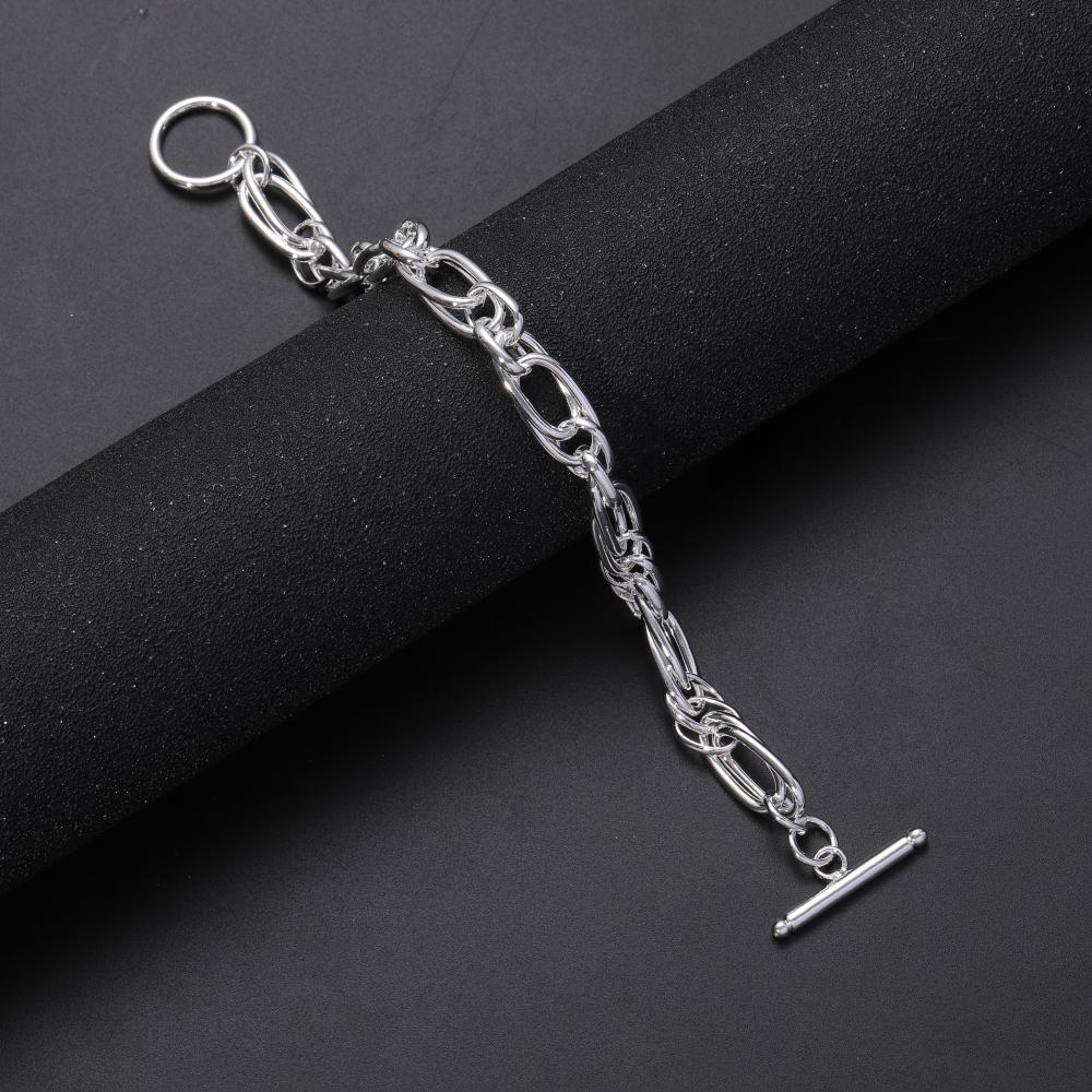 925 Sterling Silver Geometry Bracelets For Women Korean Lucky High Quality Bracelet Luxury Jewelry Accessories Jewellery