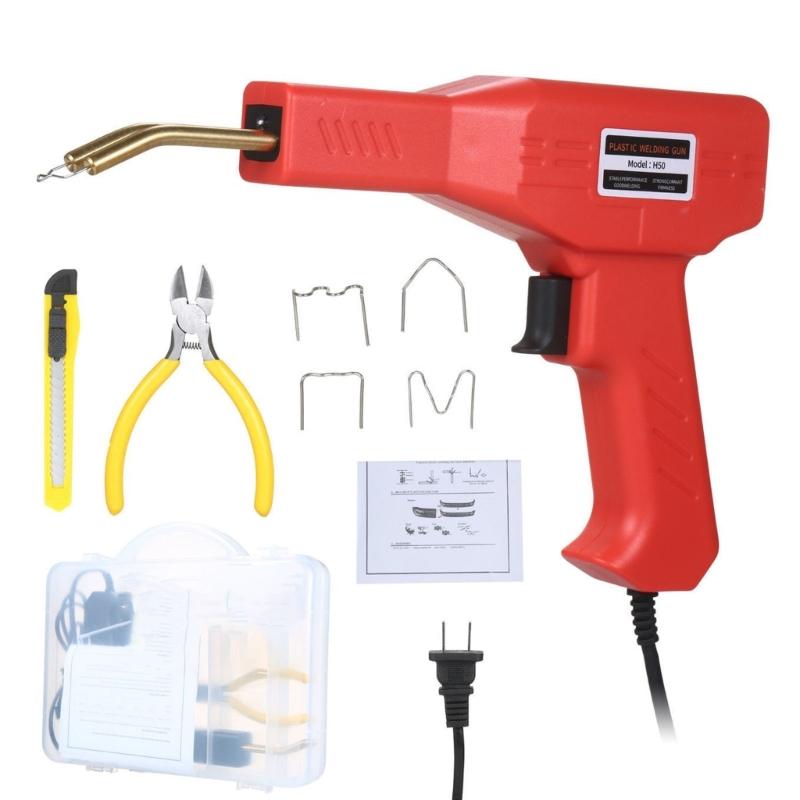 

Plastic Welder Kit for Auto Bumpers Repair Rapid Heating,Ergonomic Design Waves/Flat/Inside/Outside Corner Staple