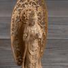 Miniature Kannon Buddhist Wood Ornament Gasshokannon Buddha, Bodhisattva, 12.5cm (wood Boxwood, Gold-dust Finish) - Seikannon, Statue, Figure,
