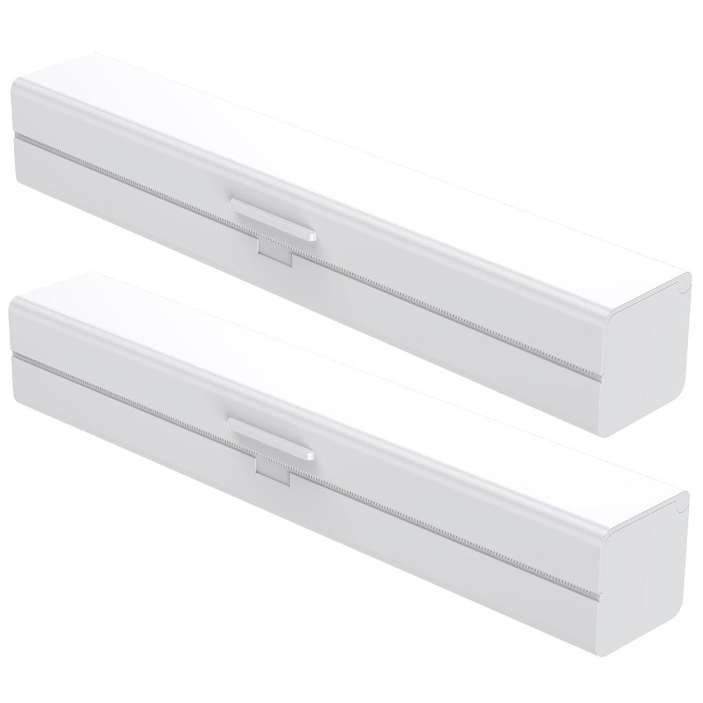 Lebensmittelfolie Spender Magnetisch Kunststoff Frischhaltefolie Schneider Aufbewahrungsbox Edelstahlklinge Alufolie Stretchfolie Schneider