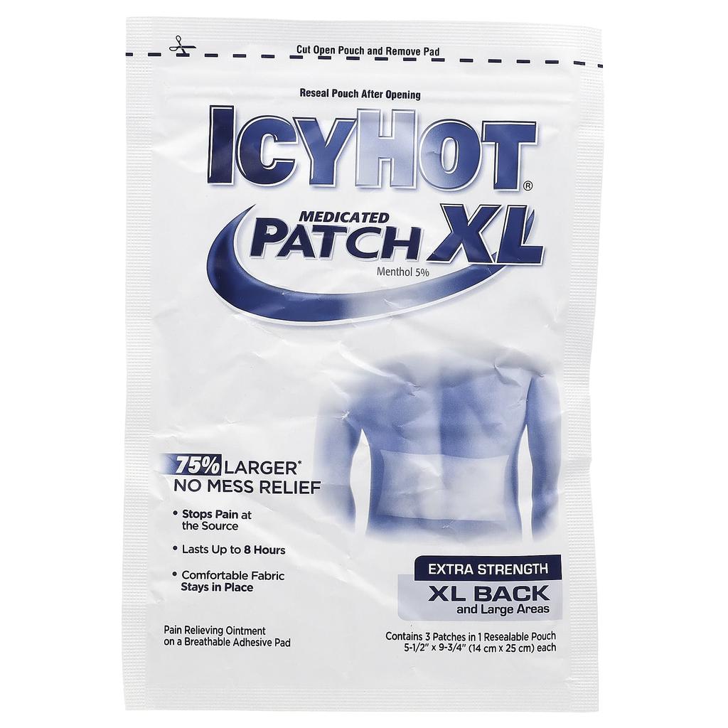 Original Pain Relief Patch, XL, 3 Patches