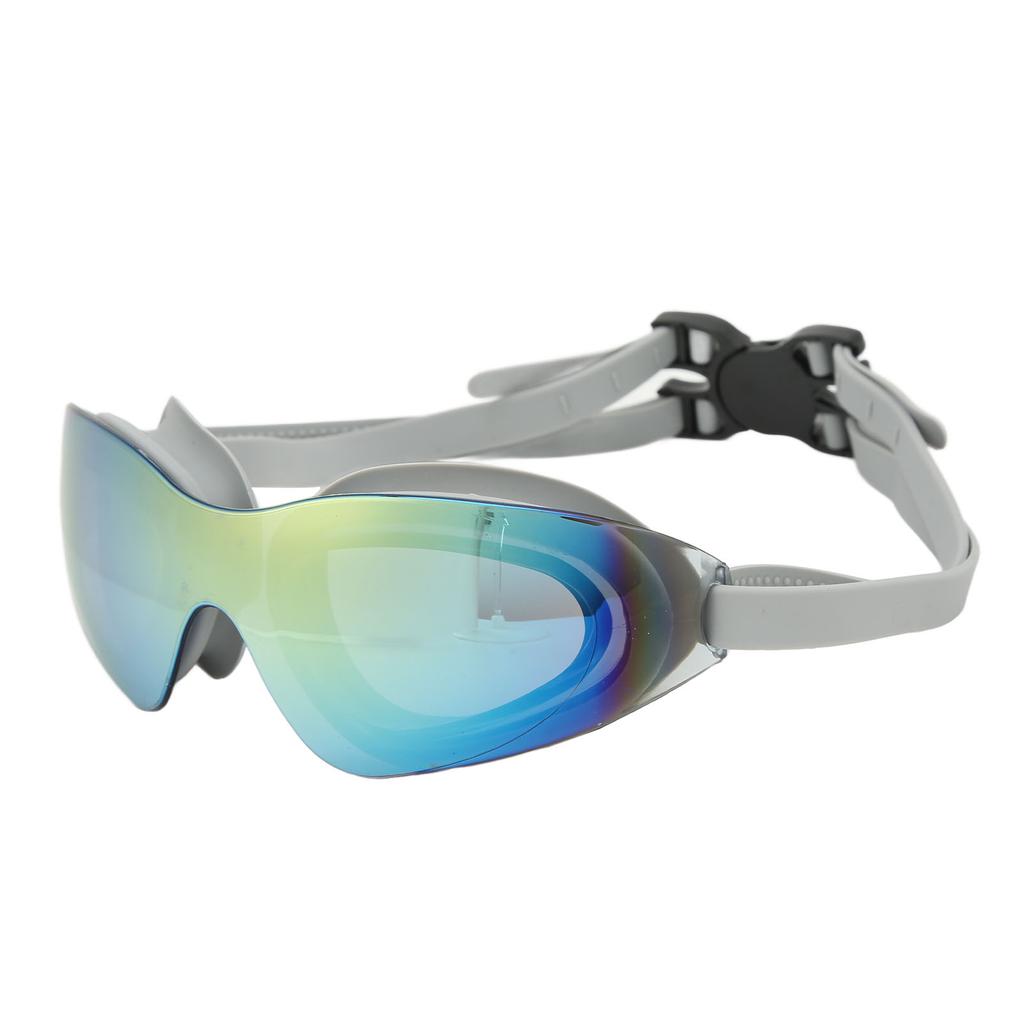 Swimming Goggles Anti Fog No Leaking Silica Gel Swim Glasses with PC Mirror for Men and Women