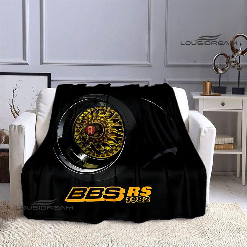 BBS LOGO printed blanket Picnic blanket Warm Flannel blankets Outdoor Blanket Home bed linings blankets for beds Birthday Gift