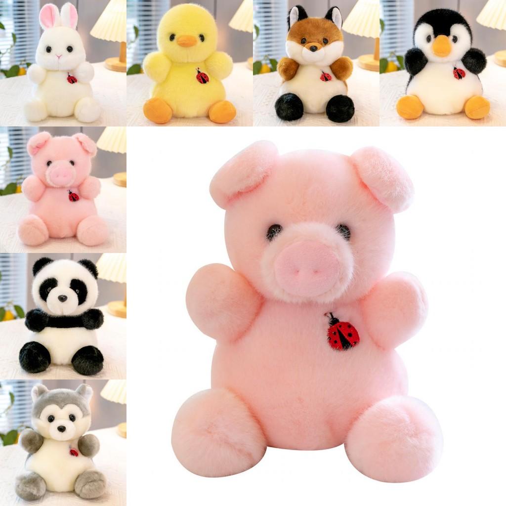 Fox Rabbit Panda Penguin Plush Toy Collection Filling Childrens Comfort Playtime