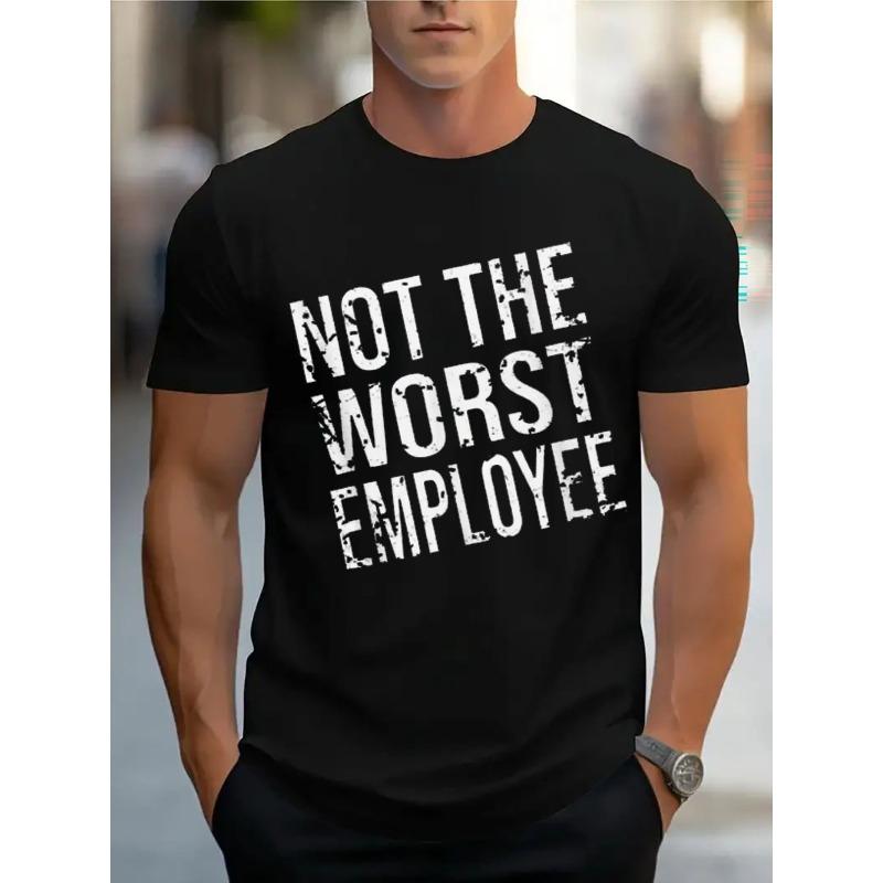 

European Size Mens TShirt Comfortable Crew Neck Casual Polyester ShortSleeves Soft Breathable Top Menswear Tshirt Summer Spring Streetwear 4XL чорний