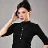 Factory Autumn And Winter Magnetic Suction Love Pull Long Necklace Women'S Fashion Versatile Love Pearl Pendant Sweater Chain