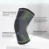 Breathable Elastic Silicone Knitted Nylon Knee Pads Non-Slip High-Elastic Compression Knee Protection for Sports And Fitness
