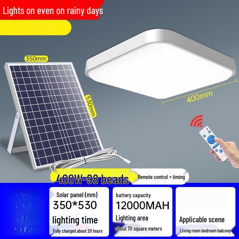 

UOSU 400W Square Solar Ceiling Light