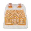 House Incense Cone Burner Log Cabin Incense Cone Burner Snowy Winter Incense Cone Burner for Nail