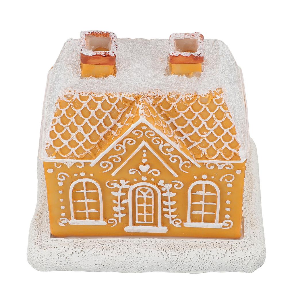House Incense Cone Burner Log Cabin Incense Cone Burner Snowy Winter Incense Cone Burner for Nail