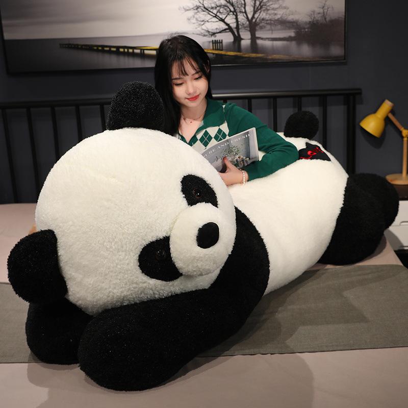 Big Love Panda Throw Pillow Plush Toy Doll Love Black and White Panda Doll Girl Doll