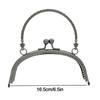 Taschenzubehör Metall-Geldbörsenrahmen Bügelverschluss Vintage 16,1 cm Geldbörsenverschlussrahmen Tasche Bügelverschluss Schloss Taschenherstellung