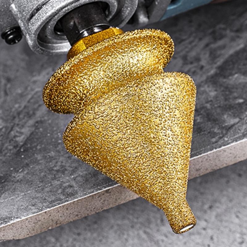 Effizientes Steinbohrloch-Erweiterungs-Hartmetall-Fasenfräser für Steinbearbeitung Trocken-Nassschneiden Loch in Keramik