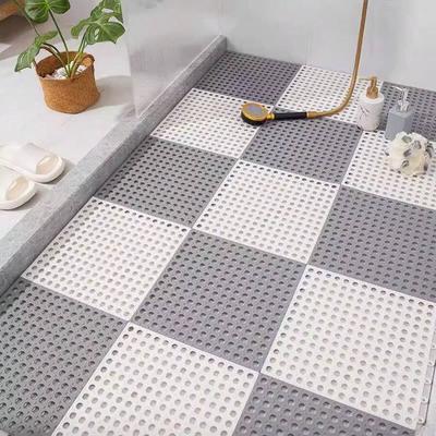 1set/2set/3set- Shower Room Floor Mat, Bathroom Non-slip Mat, Hollow Splicing Water Insulation Bath Feet Mat, Suit For Swimming