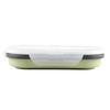Blue/Pink/Green Foldable Lunch Box Silicone Fruit Storage Box  For Outdoor Travel