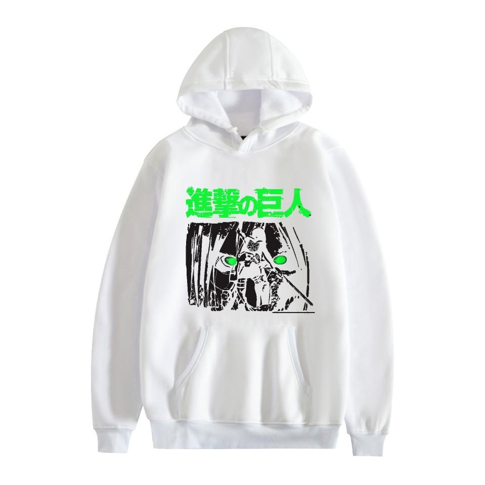 Unisex Attack on Titan Hoodie Sweatshirt Cartoon Printed Streetwear Hoodies for Couples Men Women