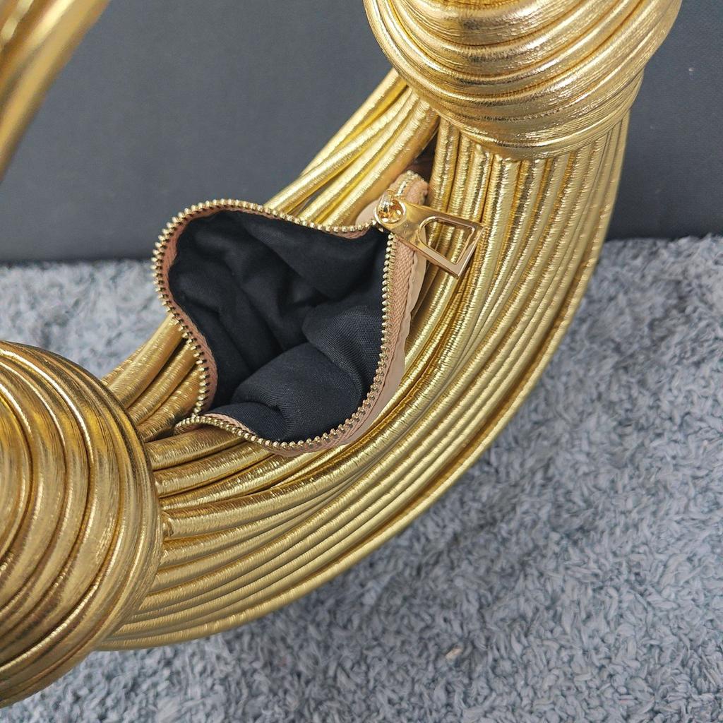 Handwoven Bag, Noodle Bag, Knotted Bag, Handbag, Fashionable Personality, Trendy Niche Design