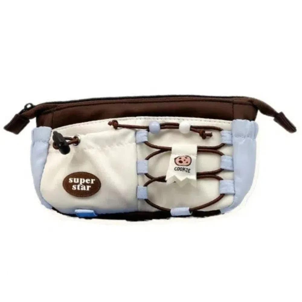 Office Supplies Stationery Case Adjustable Pencil Pouch Personality Pen Bag  Signature