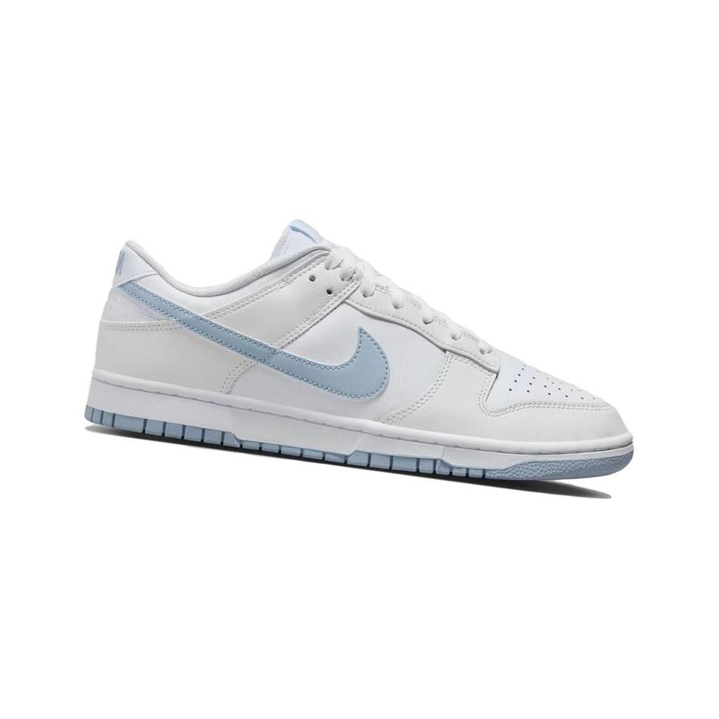 Nike Dunk Low White Light Armory Blue Skate Shoes Sneakers DV0831-109