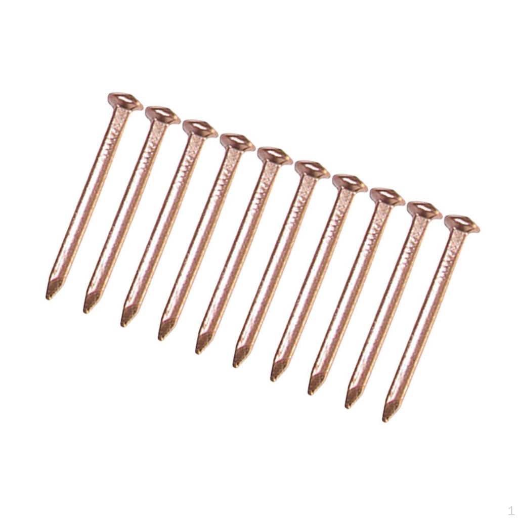 10 Pack Copper Nails for Home Projects And Landscaping Slate Spikes