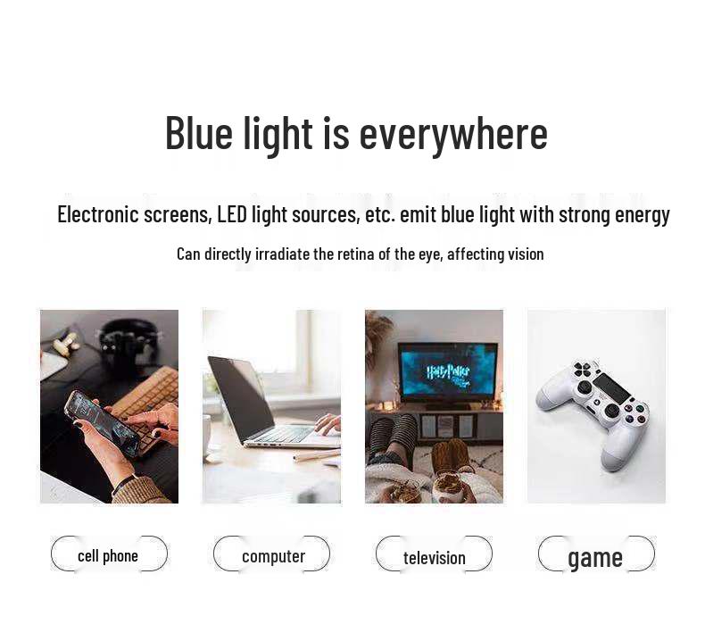 Frameless HD Anti-Blue Light Reading Glasses for Middle-Aged & Elderly